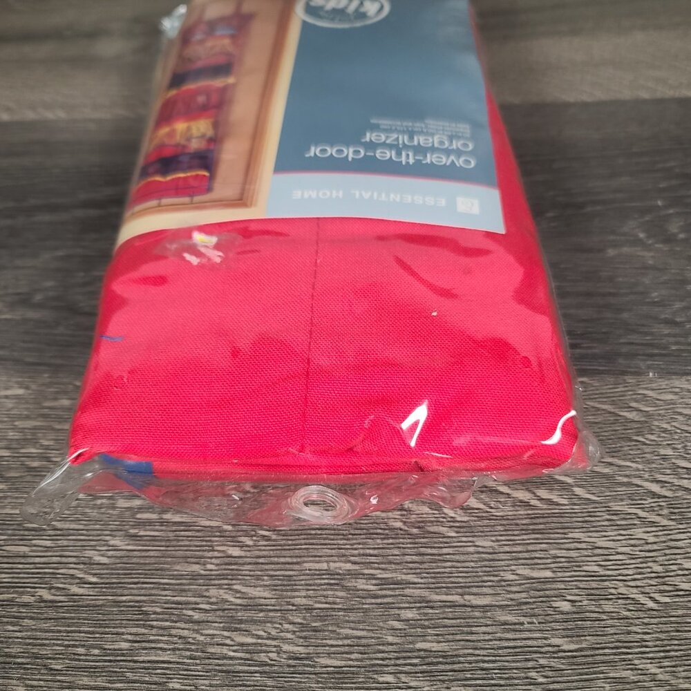 Kmart New in Package Over The Door Kid's Closet Organizer Red Yellow and Blue - Picture 11 of 12